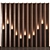 Modern Wall Panel Decor Kit 3D model small image 3