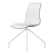 Elegant Zebra Pop Swivel Chair 3D model small image 2