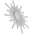 Mid-Century Starburst Mirror Model 3D model small image 6