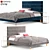 Translation: "Bed Loson-Legs 160 by divan.ru with La redoute Ulupna bedside table"

Modern Bed Set with 3D model small image 1