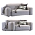 Cazarina Small Sofa Norman 3D 3D model small image 3