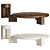 Modern Minimalist Vola Coffee Tables 3D model small image 1