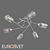 Eurosvet 30167/6 Motive Ceiling Light 3D model small image 1