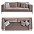 Luxury Crystal Sofa Set 3D model small image 2