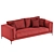 Luxury Crystal Sofa Set 3D model small image 6