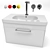 Duravit D-code 80 Vanity Sink 3D model small image 11