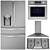 LG Kitchen Appliances Bundle Kit 3D model small image 1