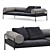 Elegant Agra Outdoor Sofa 3D model small image 2