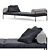 Elegant Agra Outdoor Sofa 3D model small image 3