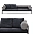 Elegant Agra Outdoor Sofa 3D model small image 4