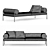 Elegant Agra Outdoor Sofa 3D model small image 5