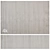 **Title:**
Elegant Silver Wool Rug Set 3D model small image 1