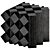 Sleek Modern Graft Side Table 3D model small image 1