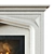 Modern Stone Fireplace with Illuminated Fire 3D model small image 3