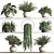 Versatile Hanging Indoor Plant Set 3D model small image 8