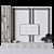 Sleek TV Wall Design - 3dsmax 3D model small image 4