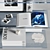 Modern Decor Set Accessories & Art 3D model small image 2