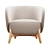 Tilar Textile Chair Soft Comfort 3D model small image 5