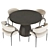 Sleek Seren Entry and Bahati Chair 3D model small image 3