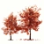 Rustic Maple Tree Decor 3D model small image 1