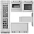 Bertazzoni 5-in-1 Kitchen Set 3D model small image 7