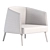 Sleek Modern Armchair 2017 Model 3D model small image 4