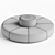 Stylish Keha Lawson Sofa 3D model small image 3