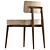 Modern Aster Frank Dining Chair 3D model small image 2