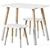 Sklum's Kids Wooden Table Set 3D model small image 1