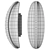 Modern LED Leaf Wall Lamp 3D model small image 2