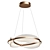 Caspian LED Chandelier with Metal Spheres 3D model small image 2
