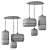  Modern Vistosi Futura Pendant 3D model small image 3