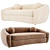 Modern RH Sylvain Sofa 3D 3D model small image 2