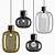 Modern Glass Pendant Lamp 3D model small image 1