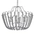 Braeden Dimmable Empire Chandelier 3D model small image 2