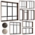 Versatile Modern Window Set. 3D model small image 1