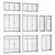 Versatile Modern Window Set. 3D model small image 7