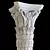 Ornate East Column Facades Kit 3D model small image 16