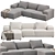 Elegant Melva Canape: 2015 Design 3D model small image 2