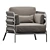 Elegant Mindo Lounge Chair 3D model small image 5