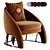 Modern 3D Sole Armchair Model 3D model small image 1