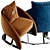 Modern 3D Sole Armchair Model 3D model small image 5