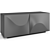 Modern Vertigo Sideboard in Three Sizes 3D model small image 4