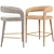 Velvet Lisette Dining Armchair Trio 3D model small image 2