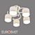Eurosvet Salina Ceiling Chandelier 5-Light 3D model small image 1