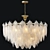 Luxury Crystal Feather Chandelier 3D model small image 1