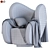 Norwegian Designer Big Armchair-Millimeters 3D model small image 7