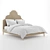 Elegant Camelia Bed - Highland Furniture 3D model small image 1