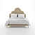 Elegant Camelia Bed - Highland Furniture 3D model small image 2