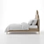 Elegant Camelia Bed - Highland Furniture 3D model small image 3